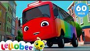 10 Little Buses! | @Lellobee City Farm - Cartoons & Kids Songs | Learning Videos | Kids Songs