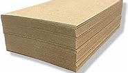 100 5x7 Inch Chipboard Sheets, 22 Point Recycled Pressed Kraft Cardboard for Scrapbooking, Shipping insert, Backing Picture Frames, 22 cardboard sheets light chipboard