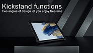 Rantice Galaxy Tab A8 10.5 Case, Samsung Galaxy Tab A8 Case with Kickstand, Hybrid Shockproof Rugged Cover for Samsung A8 Tablet Case 10.5 Inch (SM-X200/X205/X207), Navy+Grey