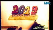 2019-Happy new year drawing - best of years 2019 welcome all friends 😊- MMK drawing