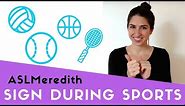 Learn Basic ASL Phrases For During Sports Game - in American Sign Language