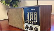 1968 The Fisher 100 Microceiver Tabletop Radio With Tune-O-Matic