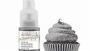 BAKELL® Edible Glitter Spray Pump, (25g) | TINKER DUST Edible Glitter | KOSHER Certified | 100% Edible Glitter | Cakes, Cupcakes, Cake Pops, Drinks, Dessert Vegan Glitter & Dusts (Black)