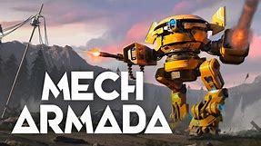 Mech Armada Gameplay | A Post-Apocalyptic Tactical Turn-Based Rogue-Lite Game