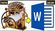 Evolution of Word Processing 9 BC - 2020 | History of Word Processors, Documentary video