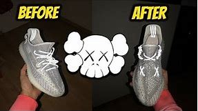 HOW TO LACE YEEZYS 'KAWS' STYLE *STEP BY STEP*