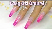 How to make Easy Ombré Press on nails using Gel || Beginner Friendly || DIY || GEL nails