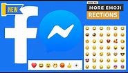 Messenger tips: How to react to messenger with more + emoji plus icon
