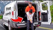 Kidnapping Kids in a White Van!