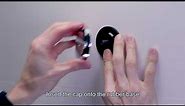How to install suction cups hooks - HOME SO Diamond Hooks with Suction Cup Holder, Chrome