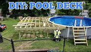 DIY: How to build a pool deck (under $500)