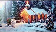 26 Popular Traditional Christmas Carols w Festive Art by Thomas Kinkade