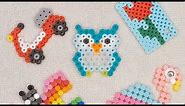 Making of a cute owl from perler beads