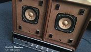 Realistic Modulaire 12-1469 Vintage Stereo Reciever Review & Sound Test