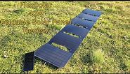 FlexSolar 40W Foldable Solar Panel Review | A Solar Panel that's great for charging phones