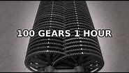 See the worlds biggest gear reduction run for one hour!