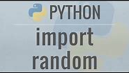 Python Tutorial: Generate Random Numbers and Data Using the random Module