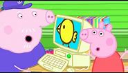 Peppa Pig Official Channel | Peppa Pig Teaches Grandpa Pig How to Use Computers