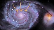 Hubble Telescope captured Massive interacting spiral galaxy Vortex Galaxy (M51)