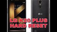 LG K20 PLUS (lgmp260) HARD RESET