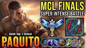 MCL FINALS!! Paquito Insane 24 Kills!! Super Intense Battle!! - Build Top 1 Global Paquito ~ MLBB
