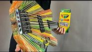 Building a Bass Out of 2000 Colored Pencils