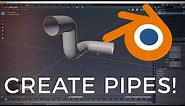 Create beautiful 90 degree angles for pipes in Blender | TOTW Ep2