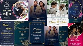 How to make Professional Wedding Invitation in Photoshop||Free PSD Templates to Download