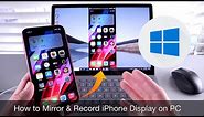 How to Mirror iPhone to PC EASY