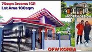 3rooms/1CR 70sqm/Lot Area100sqm with ACTUAL VIDEO House tour