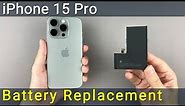 iPhone 15 Pro Battery Replacement Guide
