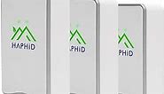 HAPHID Ionizer Air Purifier/Plug In Air Purifier Ion Generator with Highest Output - Up to 32 Million Anions/Sec,Portable Filterless&Ion Air Purifier for Purify: Odors,Pets Smell Etc (3-Pack,Silver)