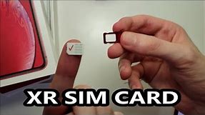 iPhone XR SIM Card How to Insert or Remove
