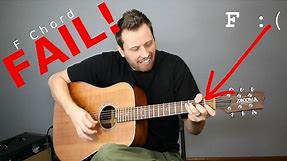 Guitar CHEATS! - 5 Easy Ways To Play an F Chord!