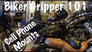 Biker Gripper Best Motorcycle Cell Phone Holder-Mounting Positions