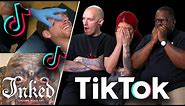 Losing Our Minds To TikTok’s Craziest Tattoo Videos | Tattoo Artists React