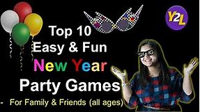 Online New Year Party Ideas and Games