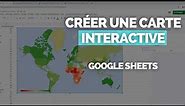 Créer une Carte Interactive / Statistique avec Google Sheets (Monde | Europe | Afrique...)