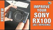 Sony RX100 IV Accessories • AG-R2 Grip & PCK-LM15 Screen Protector