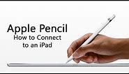 Apple Pencil - How to Connect with an iPad (1st Gen Apple Pencil) | h2techvideos
