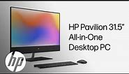 HP Pavilion 31.5 inch All-in-One Desktop PC | HP Pavilion | HP