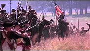 FLAG scene from THE PATRIOT Mel Gibson movie