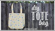 DIY Tote Bag - Beginner Sewing Tutorial - Whitney Sews