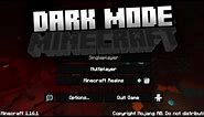 Minecraft Dark Mode Texture Pack 1.20/1.20.5/1.19.4 Download | Java & Bedrock