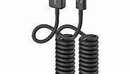 Comsol Lightning to USB Cable Coiled 1.2m Black