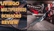 LIVINGO Multipurpose Heavy Duty Scissors: Precision and Durability for Everyday Tasks!