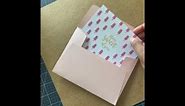 DIY A7 Envelope with Cricut