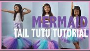 How I Make A Mermaid Tail Tutu Skirt - Tutu and sewing tutorial