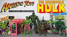 Hulk action figure collection!