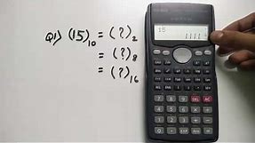 Number System Conversion - Decimal, Binary, Octal & Hexadecimal | Scientific Calc